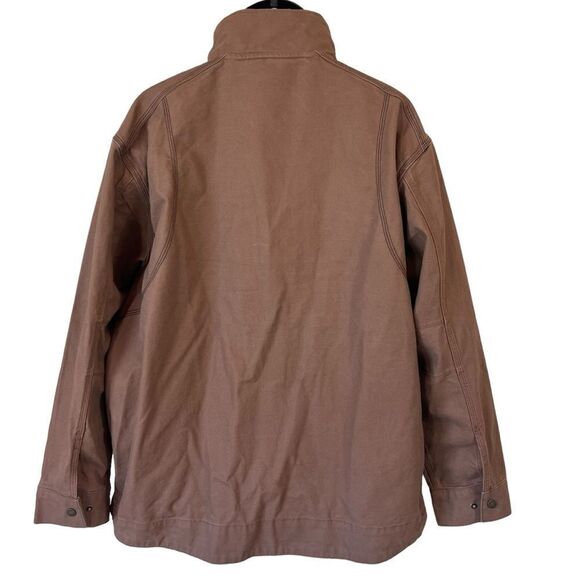DRI-DUCK Barn Chore Coat Unlined Trail Canvas Jacket in Tobacco Brown - Picture 12 of 13